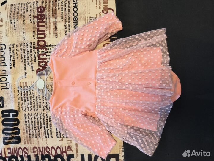 Боди-платье для девочки 68