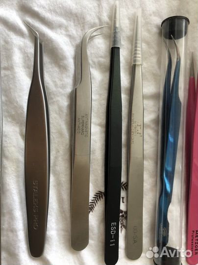 Пинцеты для наращивания ресниц