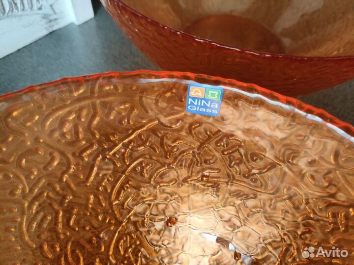 Набор салатников стекло