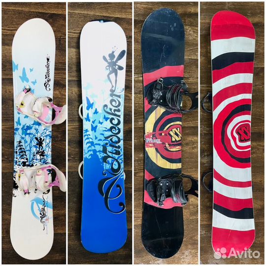 Сноуборды с креплениями 152-153