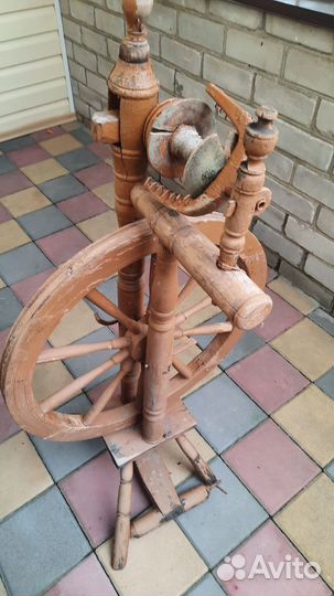 Прялка деревянная старинная