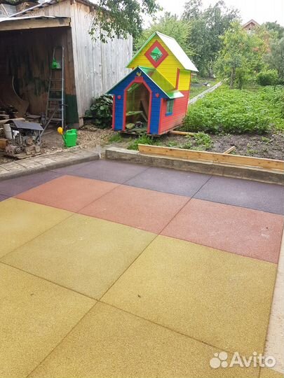 Резиновая Плитка 1000х1000