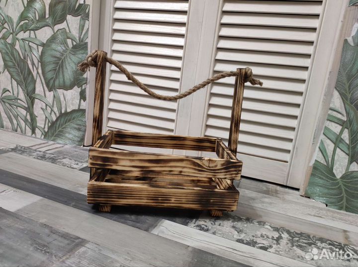 Ящик деревянный подарочный