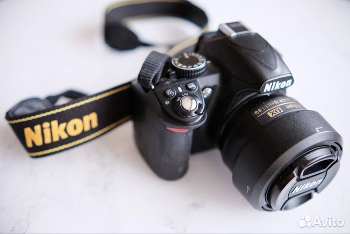 Фотоаппарат Nikon d3100 и 2 объектива (35mm + kit)