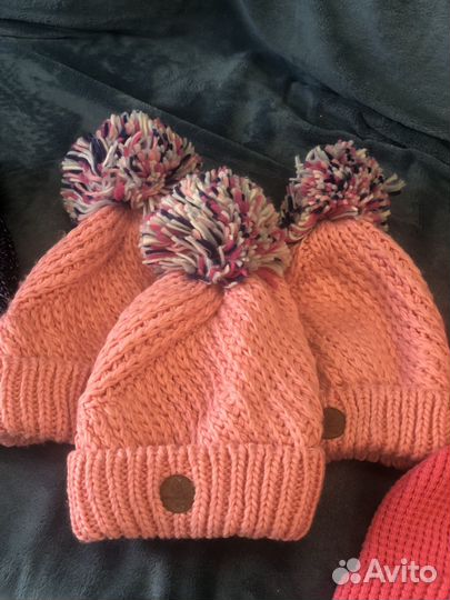 Шапка для девочки на флисе