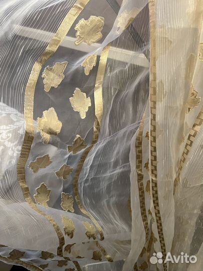 Штора из органзы