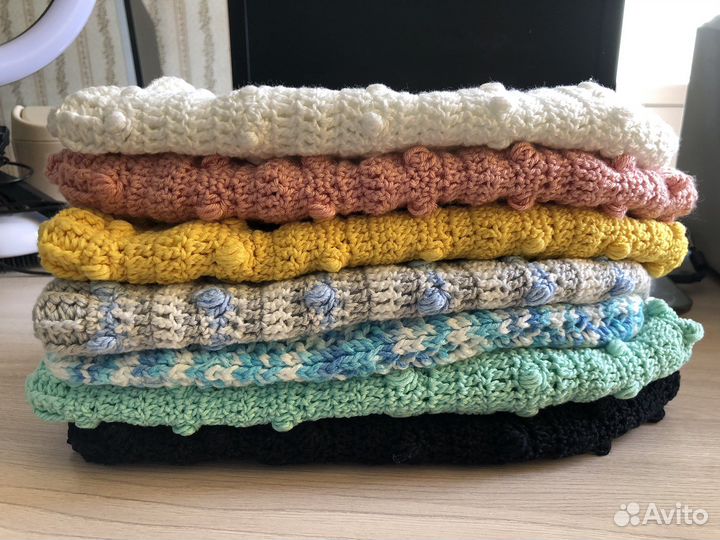 Шапка женская вязаная ручная работа