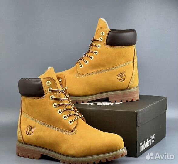 Ботинки с мехом Timberland 6 inch premium