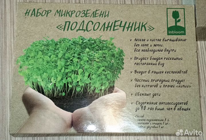 Inbloom Набор микрозелени Капуста б/к