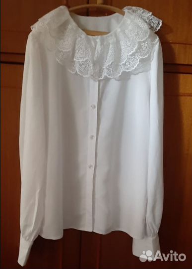Блуза школьная белая р.158-164 в Колпино