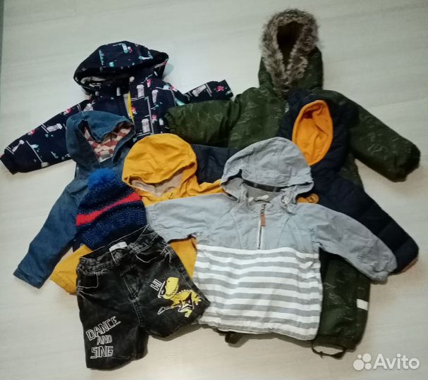 Пакет тёплых вещей на мальчика 80-86