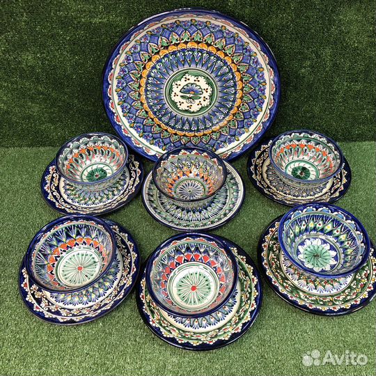 Узбекская посуда Риштан