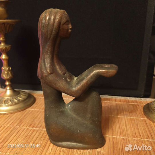 Подсвечник бронза СССР
