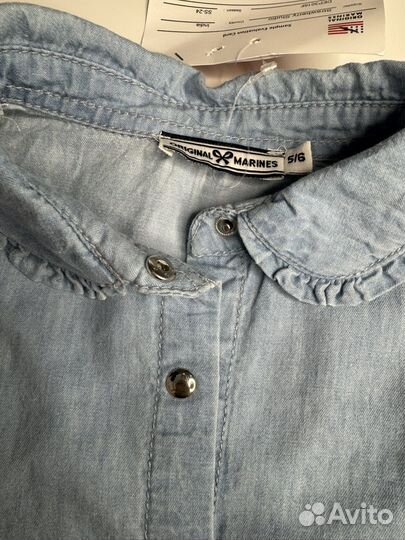 Рубашка джинсовая original marines Размер 116