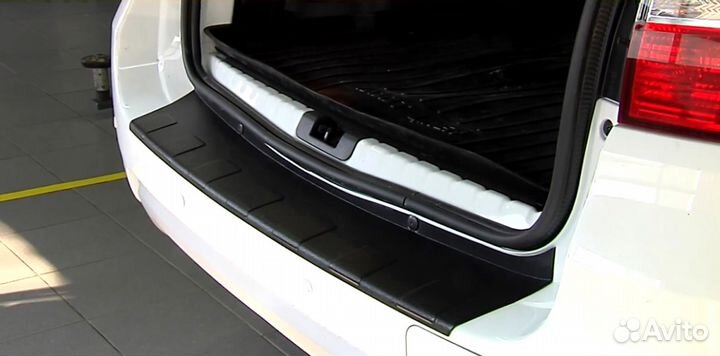 Накладка на задний бампер nissan terrano 2014