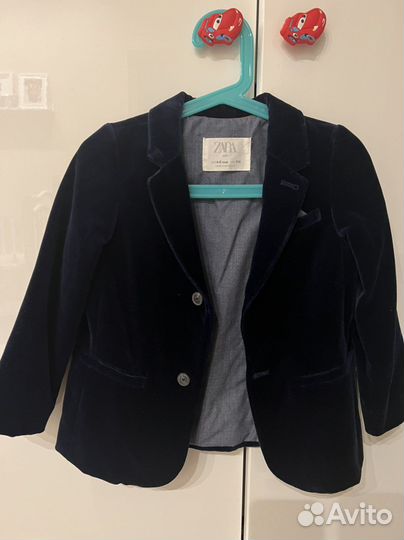 Пиджак zara детский 110см