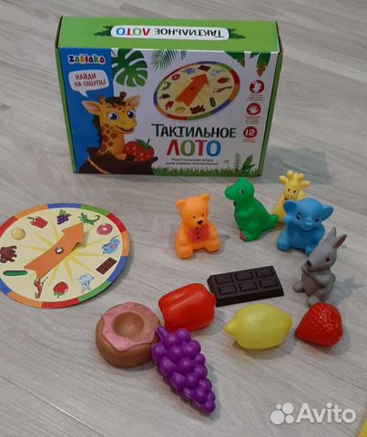 Игра, тактильное лото