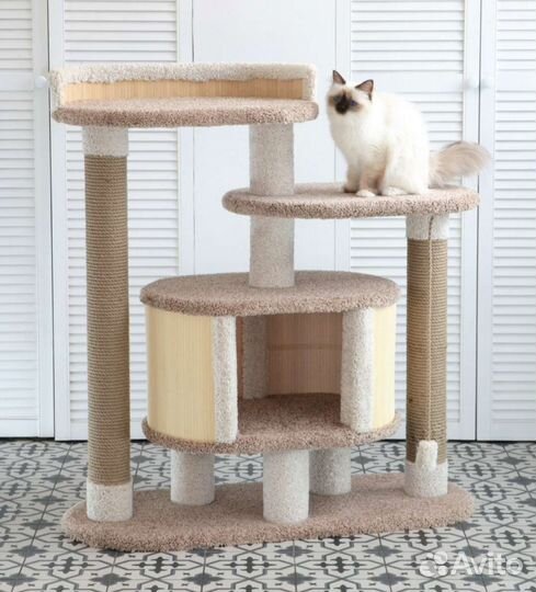 Домик для кошки с когтеточкой