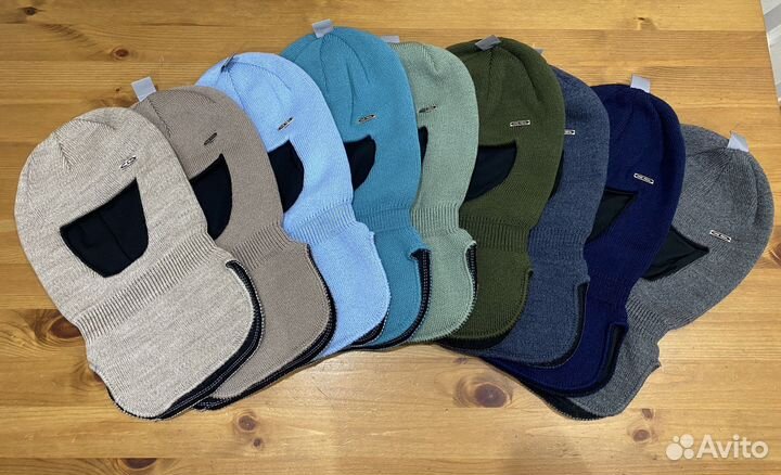 Шапка-шлем на мальчика весна новая 46-50