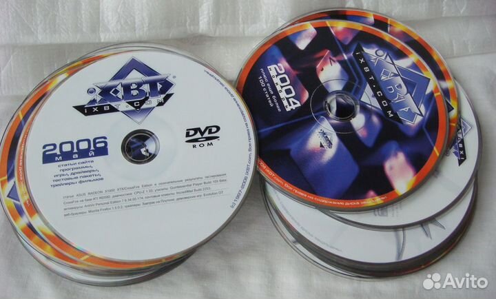 Диски (DVD приложения) от журналов ixbt за 2003-06