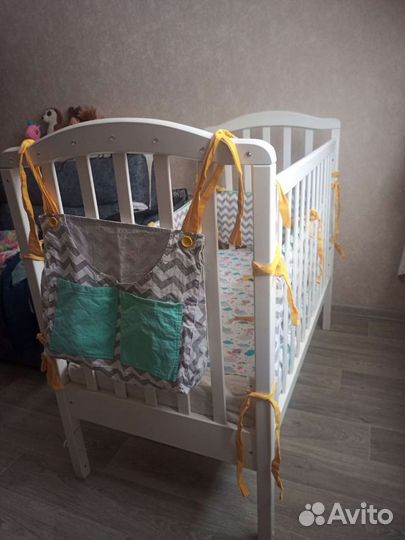 Бортики в детскую кроватку