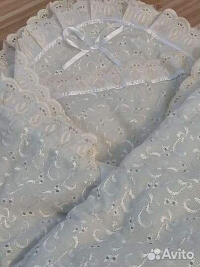 Конверт одеяло на выписку весна лето осень