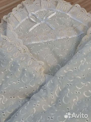 Конверт одеяло на выписку весна лето осень