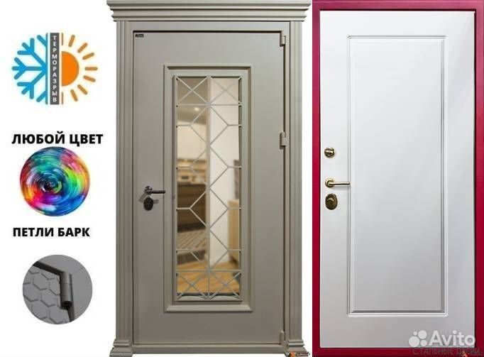 Дверь входная с терморазрывом Snow