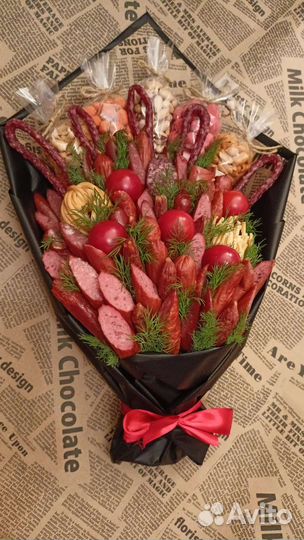 Мужские букеты съедобные