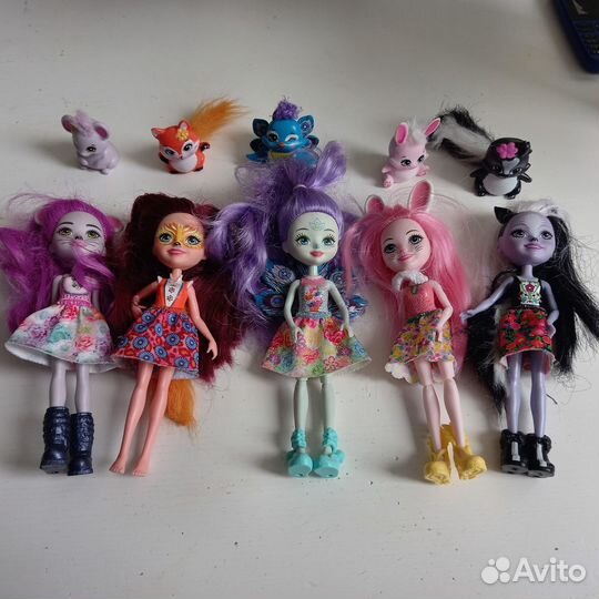 Enchantimals 5 кукол с питомцами