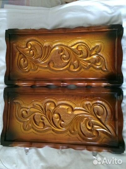 Нарды резные ручной работы орел