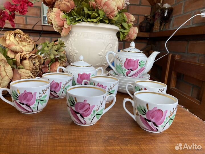 Чайный сервиз вербилки СССР