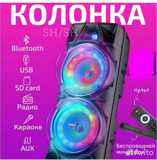 Большая колонка караоке