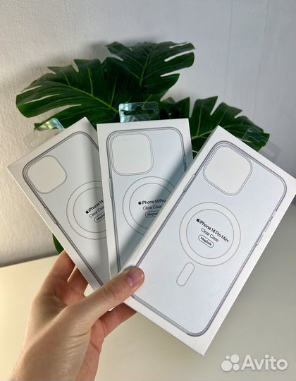 Чехол на iPhone clear case с магсейф + анимация