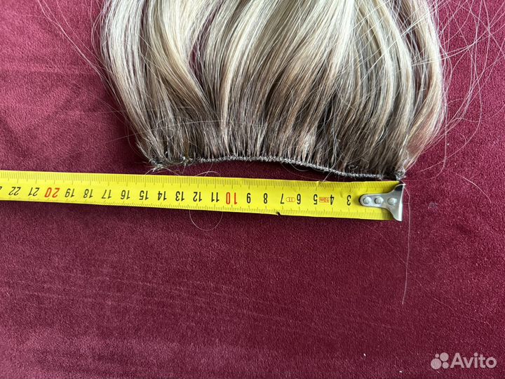 Трессы 60 см блонд 200 грамм натуральные