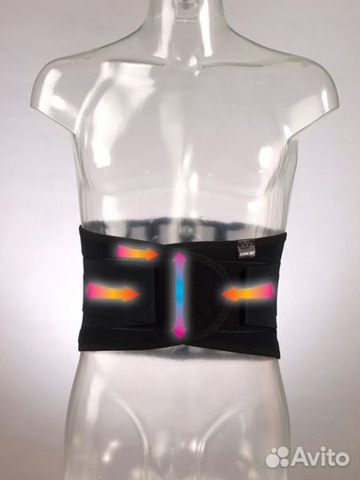 Корсет для Спины с Упругими Пластинами Полужесткий