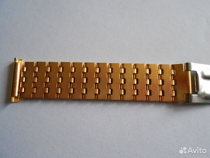 Браслет позолоченный Аu к часам совершенно новый 1