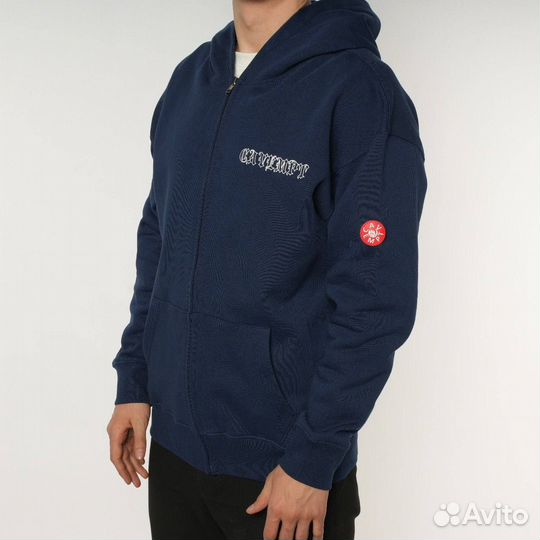 Зип худи CavEmpt stories синее