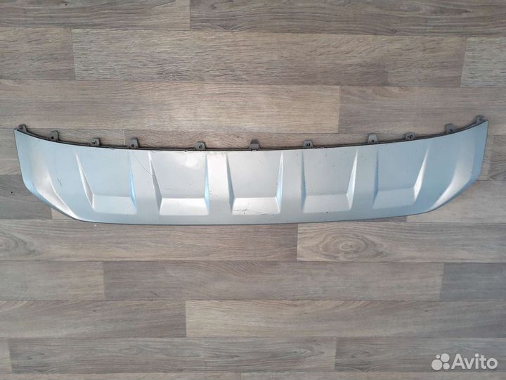 Накладка бампера Audi Q7 2 4M 2015 передняя нижняя