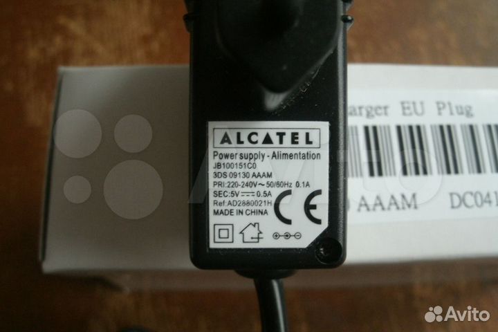 Зарядное устройство alcatel для сотового телефона