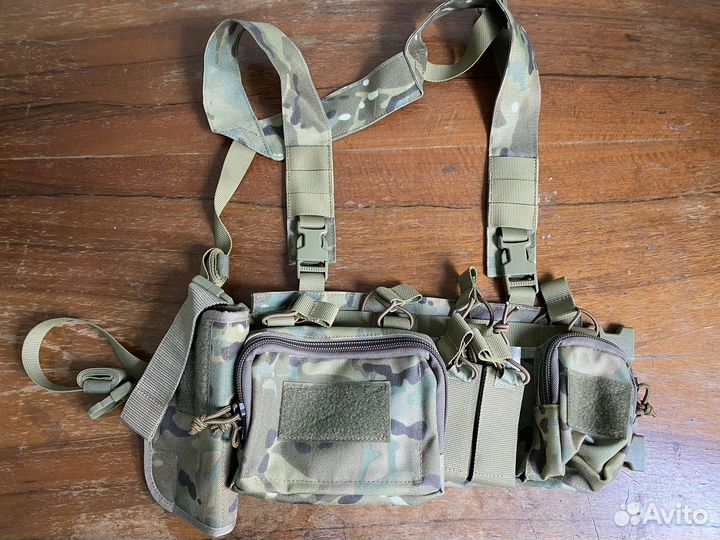 Нагрудник страйкбольный ASR D3-Heavy chest rig MC