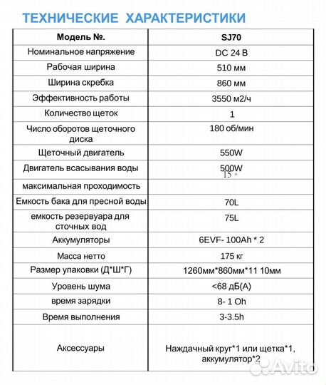 Сидячая поломоечная машина новая