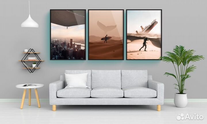 Картины и постеры в интерьер