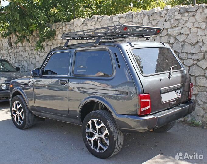 Багажник корзина на крышу апс для Нивы