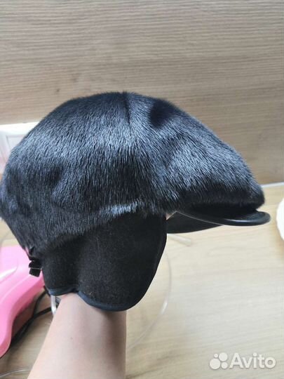 Меховая мужская кепка