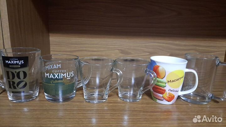 Кружки бокалы чашки посуда для дачи и дома
