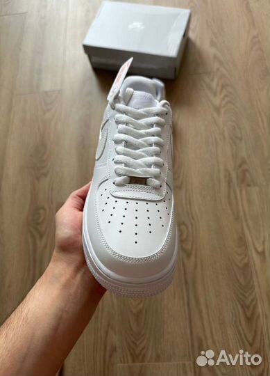 Кроссовки Nike AIR force 1 белые