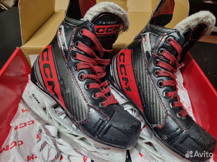 Детские хоккейные коньки CCM FT6 Pro yth 12,5