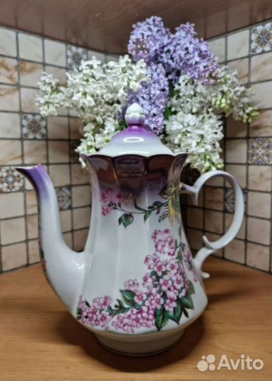 Фарфоровый заварочный чайник