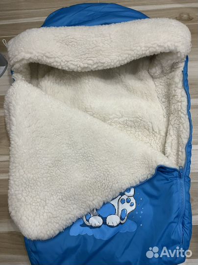 Зимний конверт в коляску